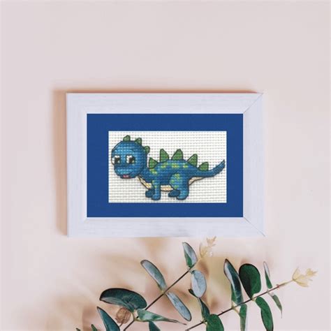 dinosaur counted cross stitch